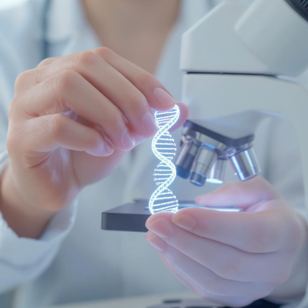 Médico explicando resultados de tratamiento para enfermedad rara a paciente con empatía y profesionalismo